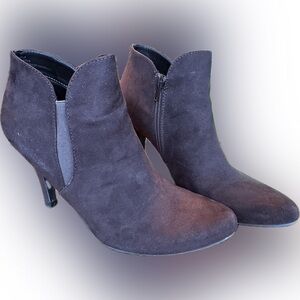 Madeline Stella Dark Brown Suede Bootie - Size 8 M